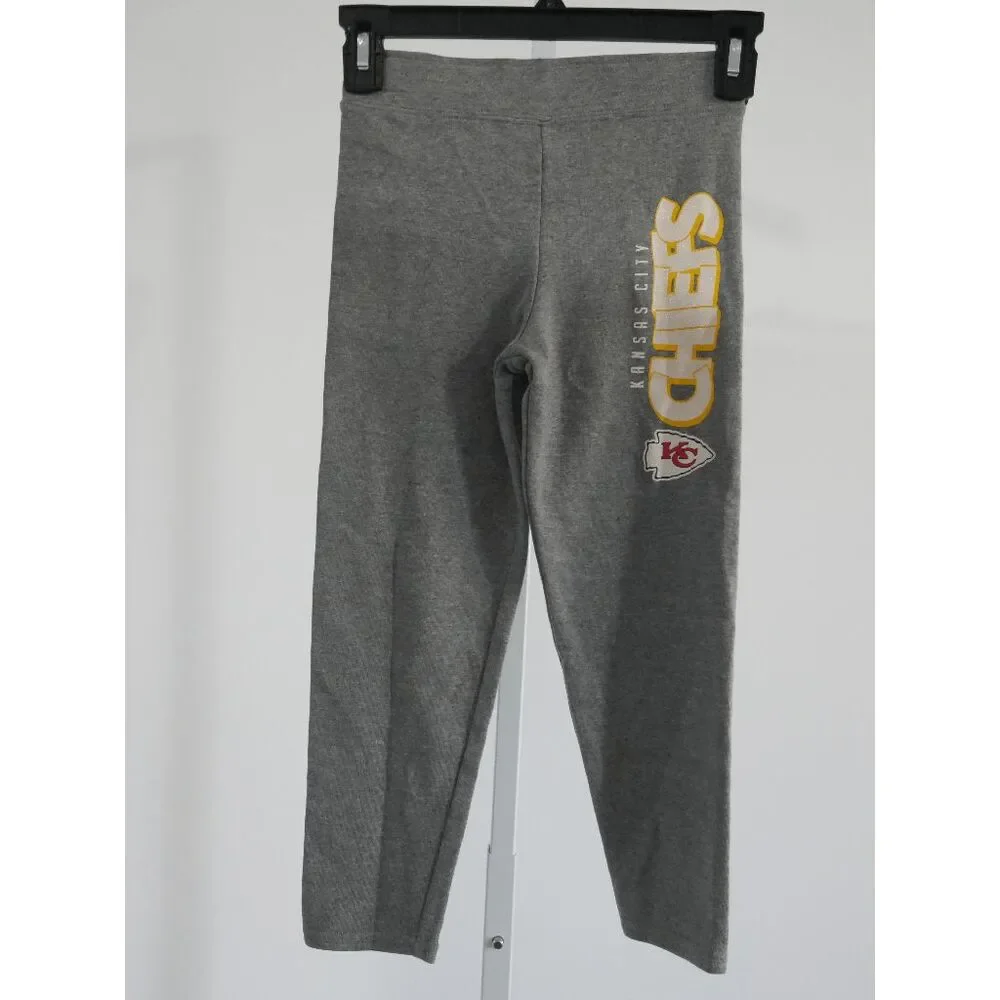 Kansas City Chiefs Kids  Long Sleeve Hoodie Top and Leggings Two-Piece Set M 5/6